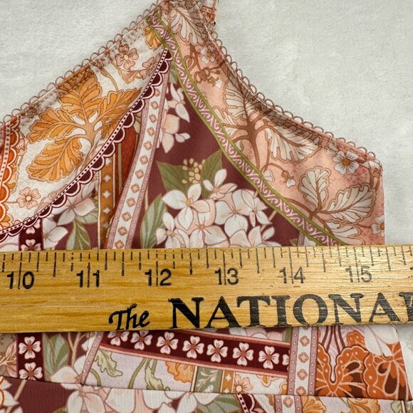 Zimmermann Womens Babydoll floral Patchwork slip Midi-Maxi dress size 2/ US 8 - Picture 7 of 16